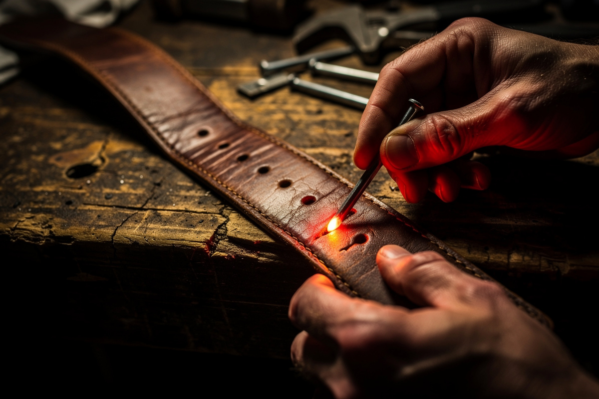 Ceinture trop grande : percer un trou propre sans emporte-pièce ?