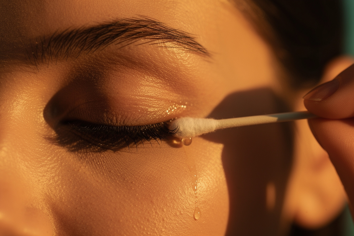 Comment enlever soi-même les résidus de colle d'extension de cils