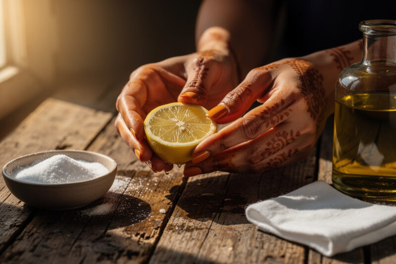 Comment enlever une tache de henné sur les ongles ?