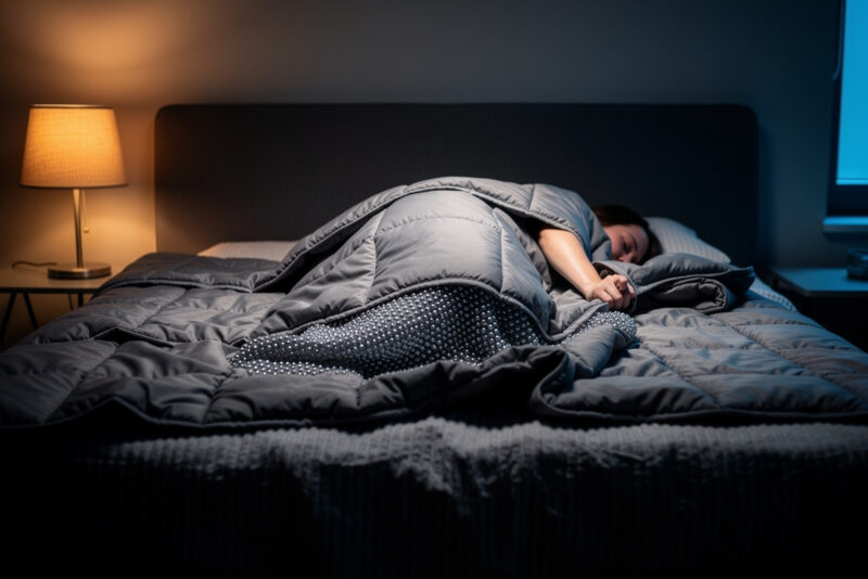 Couverture lestée : est-ce dangereux ? Les précautions essentielles