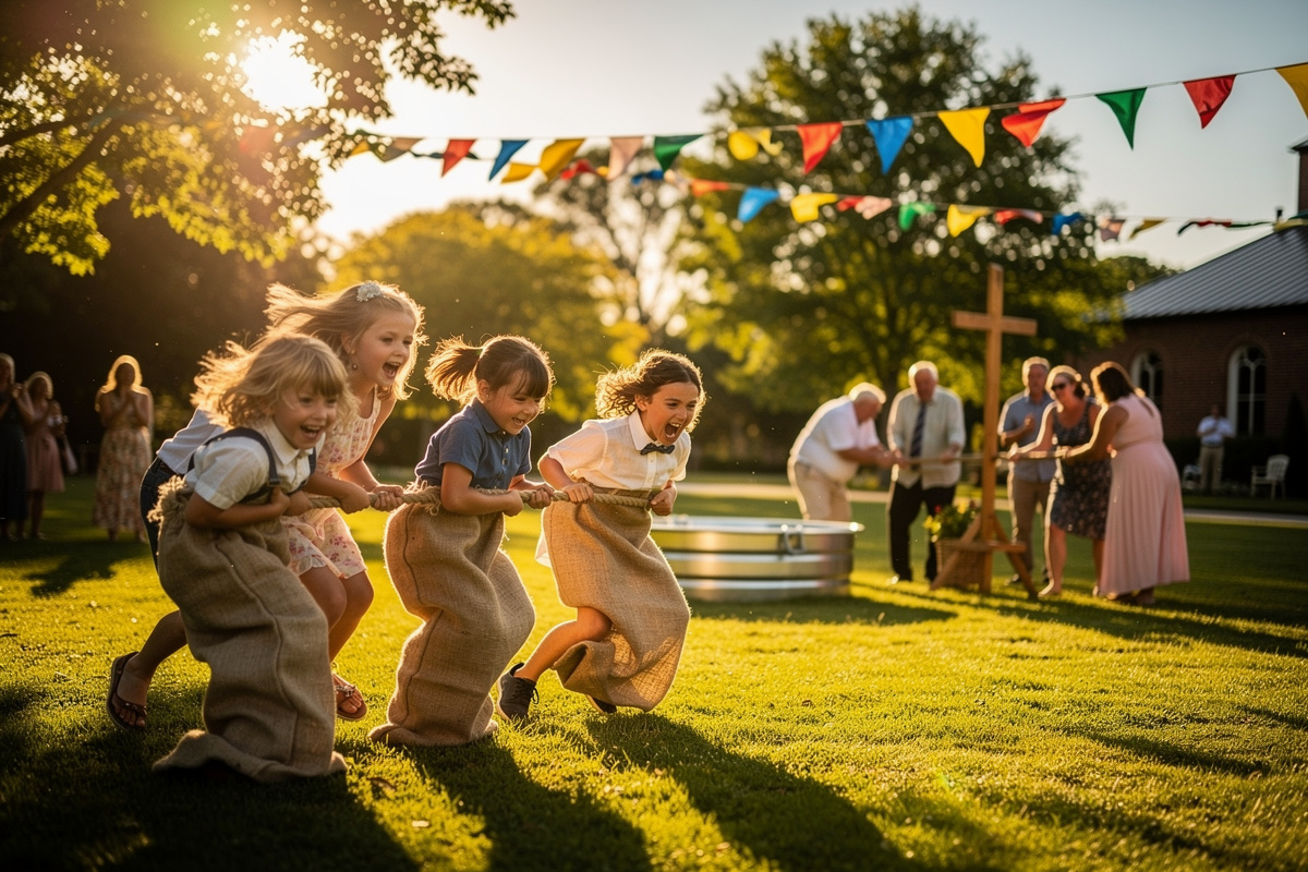 Jeux pour un baptême : 15 idées pour animer la fête