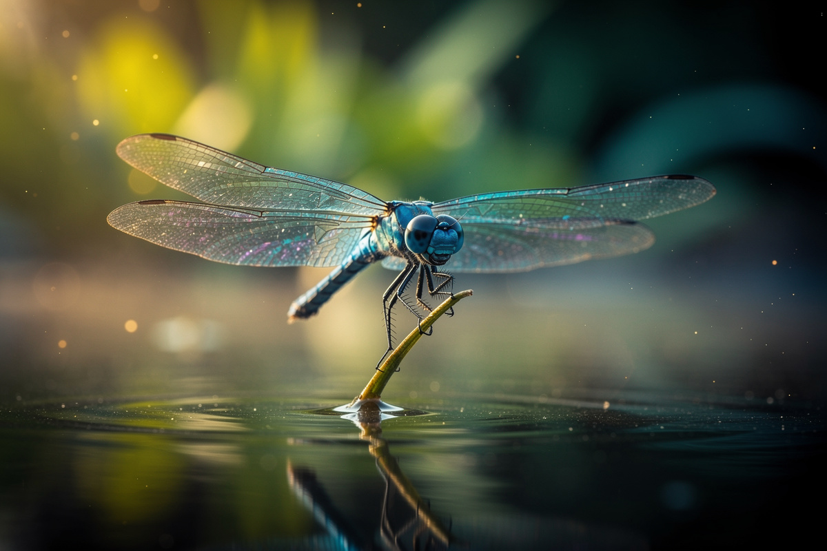 Libellule bleue : quelle est sa signification spirituelle ?
