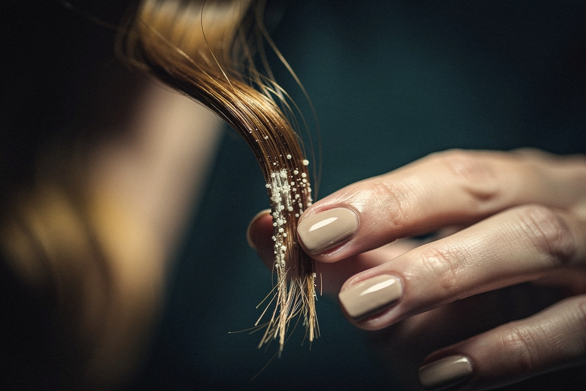 Pourquoi mes pointes de cheveux deviennent blanches et cassent ?