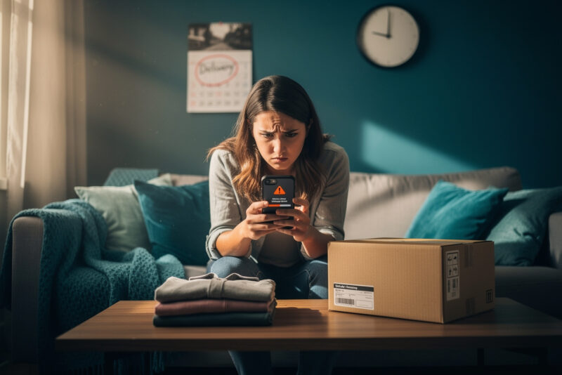 Vendeur Vinted n'a pas déposé le colis après 5 jours : que faire?